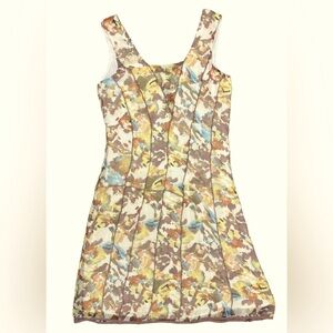 Sundance Evelyn Dress Size 8 Floral Silk Sleeveless Summer Wedding Beach NWOT